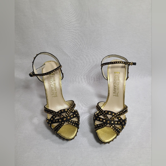 Live from the red carpet rhinestone heels- Size 7 womens - Picture 2 of 6